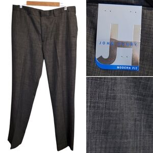 🆕️ John Henry Modern Fit Dress Pants Slacks - Size 36 x 32